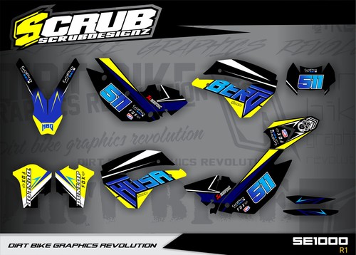 Adesivo grafica enduro decoro