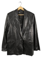ZARA Giacca in ecopelle Donna