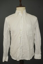 Camicia elegante Romeo Gigli bianca cotone colletto manica lunga bottoni taglia 42