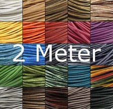 Cavo Cuoio Ø 1/1,5 / 2/3/4/5 / 6 MM Cintura Pelle - Cinturino 2 Metro