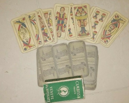 Antico mazzo carte gioco - carte,