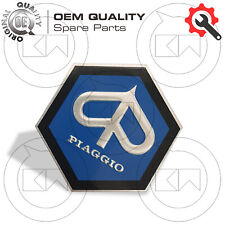 SCUDO SCUDETTO ADESIVO ESAGONALE PIAGGIO VESPA 50 FARO TONDO R L N
