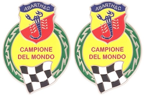 Fregio abarth campione del - abarth,