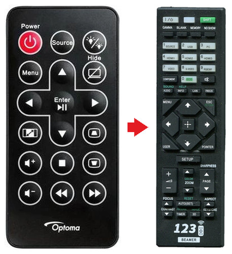 Telecomando ricambio per - telecomando, di