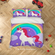 Set copripiumino 3D viola