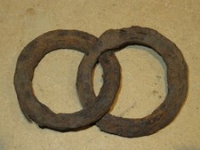 ANELLO IN FERRO BATTUTO intrecciato alla forgia antico forgiato a mano anelli di