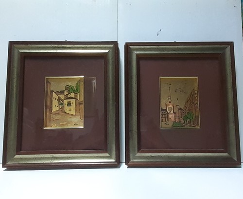 Quadri vintage foglia - vintage, su