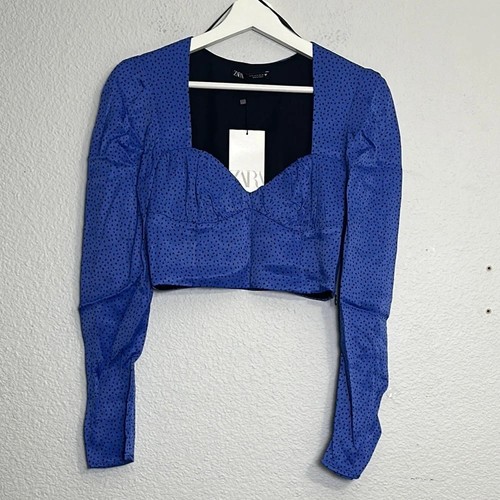 Blusa zara pois manica lunga - pois,