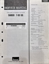 SANSUI T-80 T-60 Manuale di