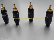 Connettore spina rca - 4x,