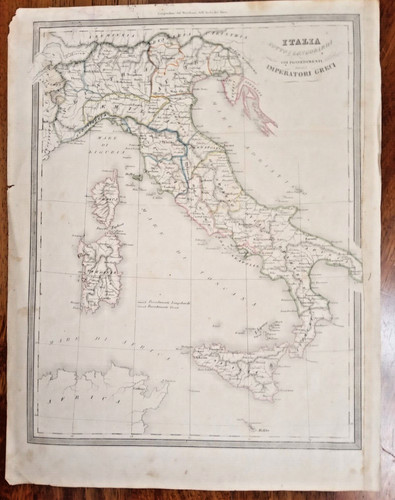 Carta italia sotto - carta, d'italia