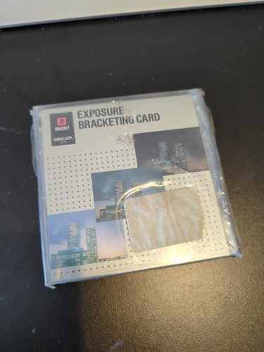 Minolta exposition bracketing - minolta,