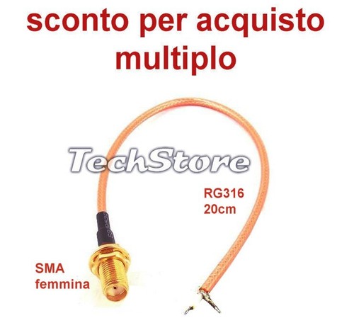 Cavo coassiale rg316 - cavo, 50ohm