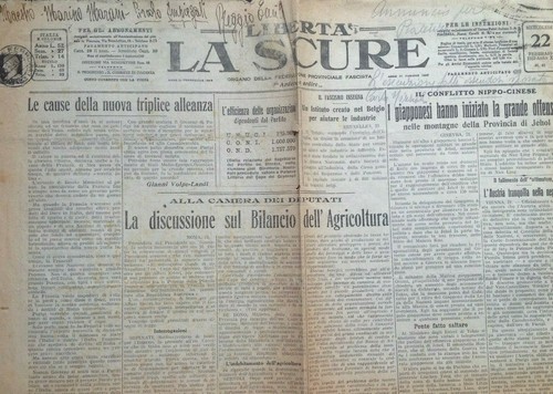 Scure libertà 1933 n - libertà,, 1933,