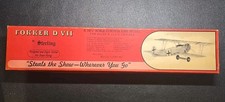 Sterling fokker vii - sterling, balsa