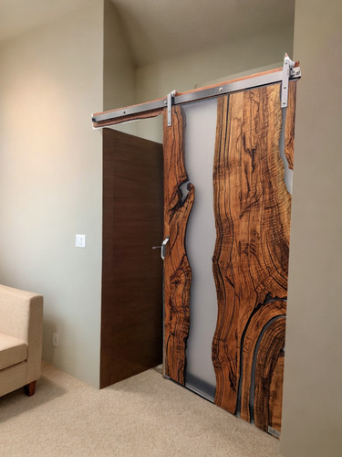 Porta scorrevole con interno