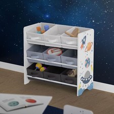 Joyz Libreria per bambini con scatole di stoccaggio scaffale per giocatoli