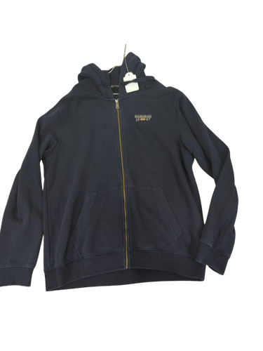 Giacca con zip napapijri blu - giacca,