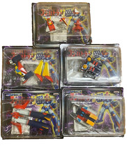 Robot Combattler V Figure Complete Full Set 5 Megazord BANPRESTO Japan Vintage
