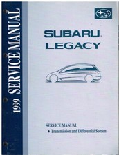 SUBARU LEGACY 2.0 2.5 '99 MANUALE DI FABBRICA/CAMBIO AUTOMATICO E MANUALE DIFFERENZIALE