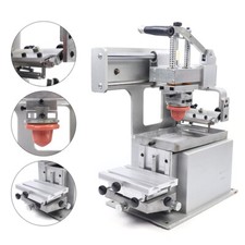 Dia. Macchina da stampa tampone tazza inchiostro 3,5" stampante manuale con tampone gomma 1 pz