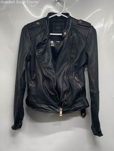 Giacca biker zara basic - giacca,