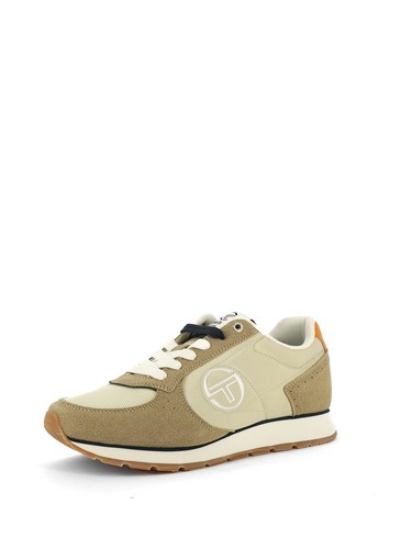 Sneakers stringate uomo beige
