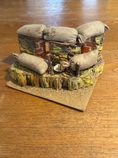 Confalonieri Fortificazione con feritoie e sacchi  di sabbia per soldatini