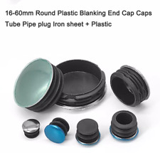 Tappo terminale tondo in plastica 16-60 mm tappo tubo spina lamiera ferro + plastica