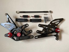 Pedane arretrate regolabili racing KAWASAKI NINJA ZX-10R 2004 2005 ZX10R