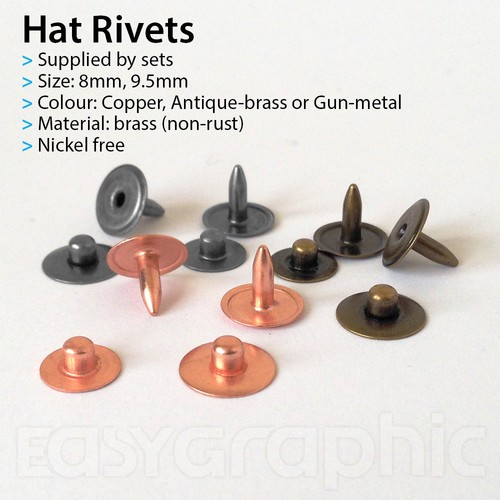 Cappello rivetti borchie - cappello,