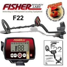 Fisher F22 Metal Detector with