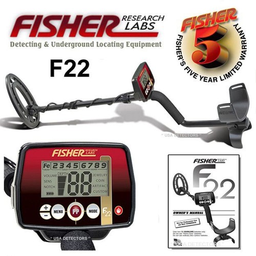 Fisher f22 metal detector - metal,