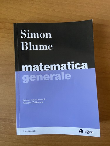 Libro matematica generale - libro,