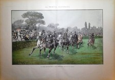 Stampa antica ROMA CORSA DEI