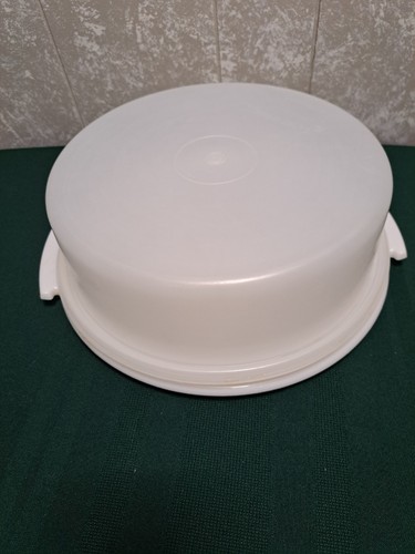 Tupperware vintage bianco - tupperware, 9"