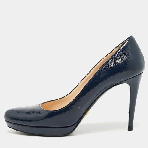 Decolte prada blu navy vernice - decolte,