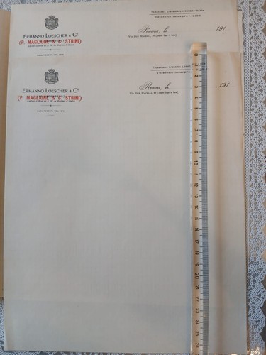 Antichi fogli con - , filigrana