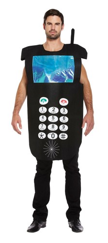 Costume retrò cellulare uomo