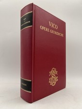 Giambattista Vico Opere Giuridiche Sansoni 1974 Hardcover in Italian