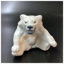 [Buone Condizioni] Figurina Royal Copenhagen Orso Polare A