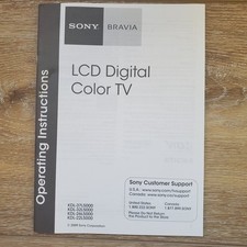 Sony Bravia LCD TV Manuale
