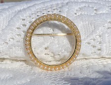 Spilla cerchio vintage con