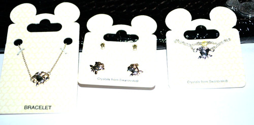Disney belle rose orecchini - disney,