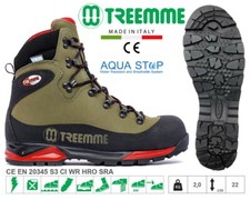 TREEMME Scarpone antinfortunistica CE 20345 cl. S3 AQUASTOP suola RAPTOR 91591