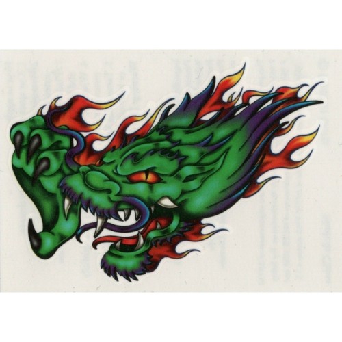 Drago cinese verde tatuaggio