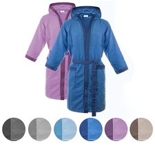 Accappatoio Caleffi microfibra Tecno bicolor uomo donna taglia XS S M L XL XXL