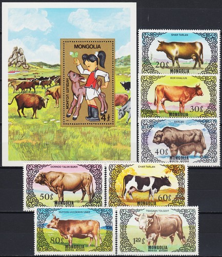 Set mongolia razze bovine - set,