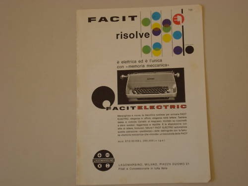 Advertising pubblicità 1962 - pubblicità,
