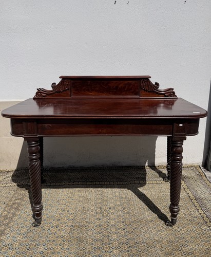 Console antica mogano - console, in
